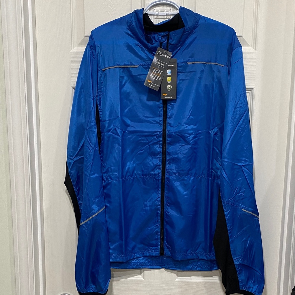 NWT Xseries Lightweight Windbreaker Jacket - Performance Zip Front